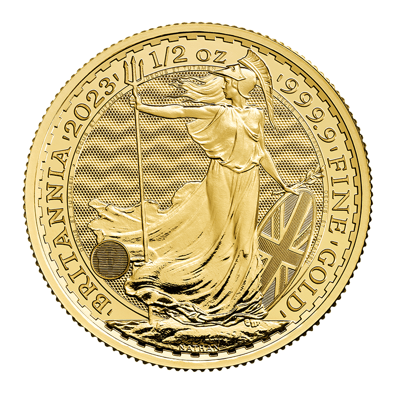 Image pour Pièce d’or Britannia de 1/2 oz (2023) à partir de Métaux précieux TD